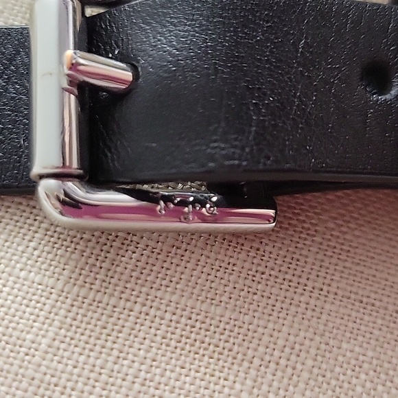 Lauren Ralph Lauren Leather Saddlebag Crossbody Black GUC - Picture 14 of 17